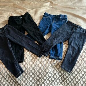 Cat & Jack Girls 2T Pant Lot